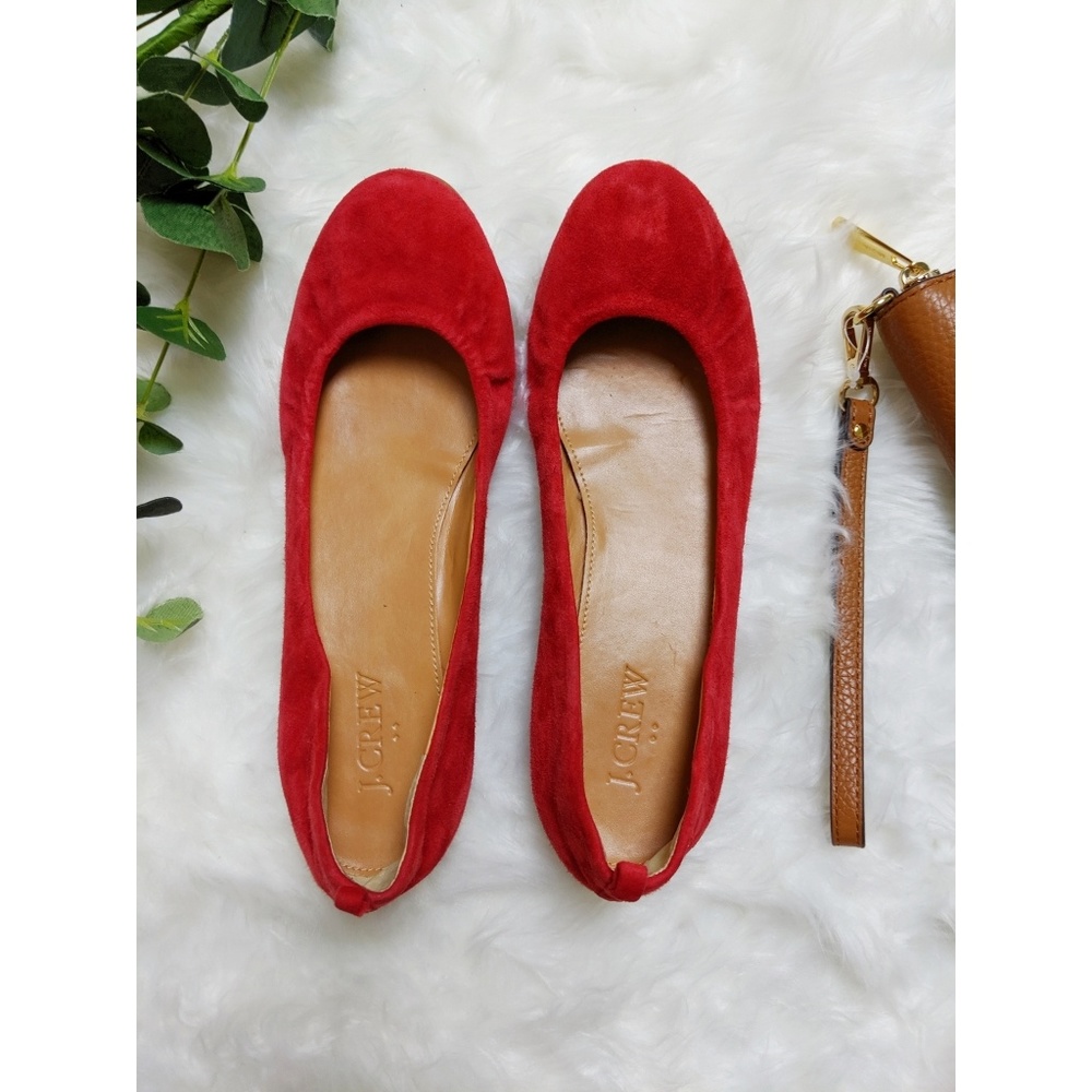 JCrew | Red Flats